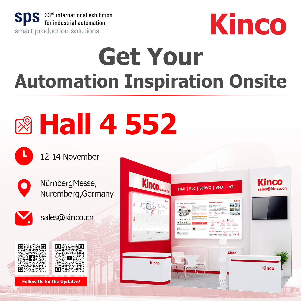 Meet Kinco at SPS 2024 in Nuremberg!